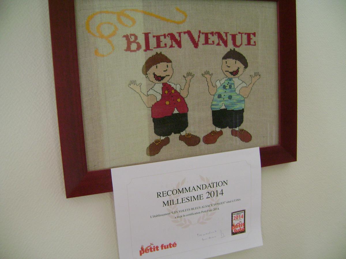 Urbès Les Volets Bleus Alsace Vosges B&B 외부 사진